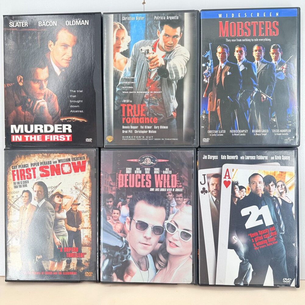 Crime Drama DVD Lot True Romance Director’s Cut 21 Mobsters 6